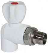 ПП  Кран шаровый  д/радиат. УГЛ. 25х1/2"  Aqualink 