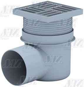 АНИ TA1612 Трап гориз-ый регул. с выпуском 110мм, с нерж. реш. 150х150