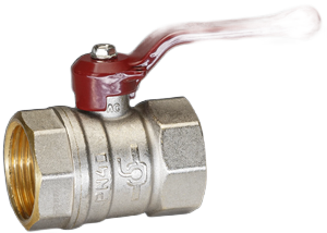 КРАН  шар. 2''  ВР-ВР РЫЧАГ PN25 Temper Россия