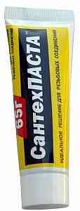 Паста д/упл. резьбовых соединений "СантехПаста" 65 гр универсальная, туба							
