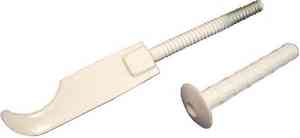 КРОНШТЕЙН   Д/РАДИАТОРА с дюбелем   штыревой «ножевой»  9*220 мм.