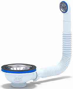 АНИ N320S Выпуск 3 1/2" с гибким вертик-м круглым переливом