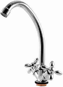 КУХНЯ  МИРАЖ  1090 мах хром пласт  П/ГАЙКУ   1\2 к  Арт. V338P (2 шт. в коробке) 