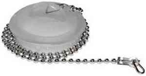 Пробка д/ванны с метал.цепочкой 50см  D45мм силикон