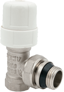 Клапан термостатический для радиатора УГЛОВОЙ  3/4" AQUALINK  с уплотнением