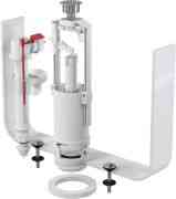 Арматура комплект SA2000S 1/2" CHROM со стоп кнопкой, впуск нижний A17-1/2" "ALСAPLAST"