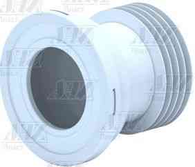 АНИ W1218 Труба фановая д/унитаза, выпуск 110, (L124мм)