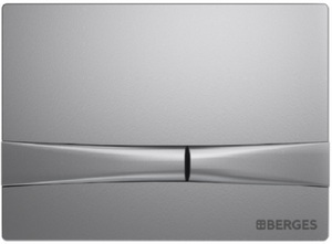 Кнопка BERGES для инсталляции NOVUM F2  матов хром   040052