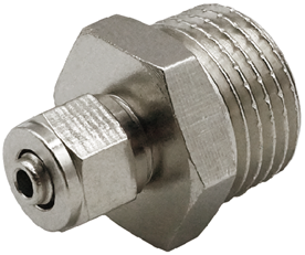 АБ  ШТУЦЕР    1/2" - 40 мм  подключение  шланга 1/4  для питьевых систем водоснабжения TIM