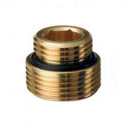 Адаптер для узла нижнего подключения радиатора 1/2"*3/4" TIM