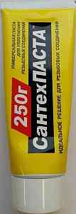 Паста д/упл. резьбовых соединений "СантехПаста" 250 гр универсальная, туба							