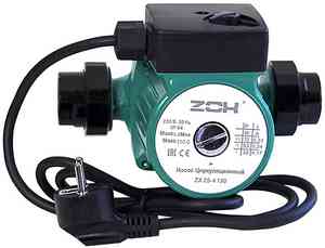 Насос циркуляционный  25-4   МОНТАЖНАЯ ДЛИНА 130  с гайками  ZOX  ZX