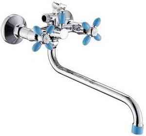 ВАННА  ЭВЕРЕСТ B22-071D  1/2" к Ш/П КРЕСТ  СИНИЙ ДЕКОР