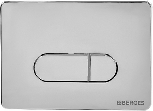 Кнопка BERGES для инсталляции NOVUM D3  хром глянец   040033 /