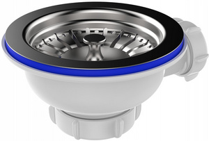 Aquant NV250-40-MR Выпуск 3 1/2" с нержавеющей сеткой с отводом под перелив, без гофры