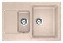 #Мойка  AL-07(126)  двухч-я  800 * 490   (335*410*190 150*275*140)    СВЕТЛО-РОЗОВАЯ 