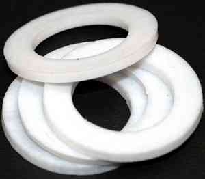 ПРОКЛАДКА  САН.ТЕХН  фторопласт  1"1/4 33*42мм  (100 шт)   ДЛЯ РАДИАТОРОВ