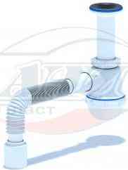 АНИ A0510 Грот 1 1/2"х40, реш. 70мм, гофра 715мм 40х50 (K405)