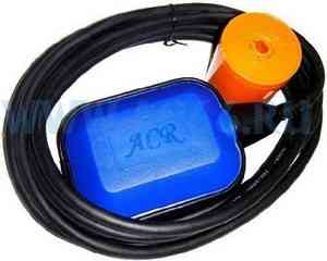 Датчик уровня воды (поплавок) 3 м (с грузом), вкл-выкл (20шт) ACR