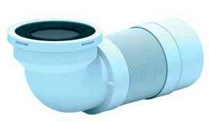 АНИ K712R Гофра д/унитаза, вып. 110мм, 90гр. (250-520мм) (улучш. уплотн.)