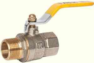 КРАН  шар. ГАЗ   3/4"  ВР-НР РЫЧАГ AQUALINK