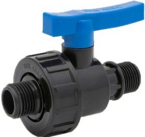 Кран шаровой компрессионный НР/НР 1" х 1" ТПК-АКВА