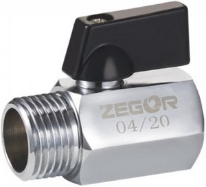 КРАН  шар. "МИНИ"   1/2"  ВР-НР ХРОМ ZEGOR FM02
