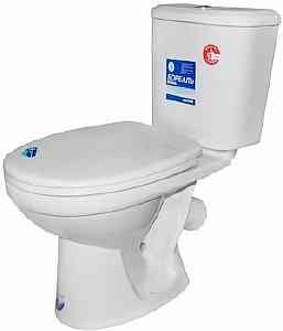 Унитаз-компакт "Бореаль" 2РА/ДСМЕ 2 -кн А/ВСПЛ дюропласт сиденье SANTEK