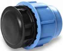ПЭ  Заглушка цанговая для ПЭ трубы 20 POELSAN NEW BLUE /