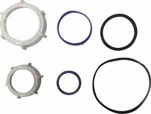 Aquant  NM103-50-MR Рем.набор №2: прокладки конус. 25 и 40мм, 1 плоск.; прокладка б/с; гайки 1 1/2" и 1"