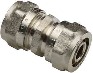 МП Муфта соединительная S16х16 цанга/цанга "AQUALINK"