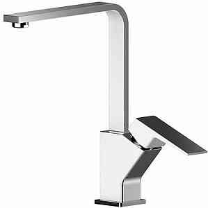 КУХНЯ  ARGO 35-03P GRANO WHITE d35 мм, боковой, цвет хром/БЕЛЫЙ, креп. 2 шп.