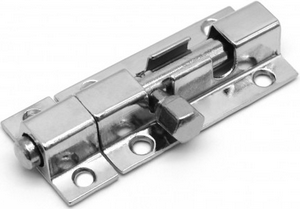 Шпингалет SOLLER 807С хром (6 шурупов 2,7*15) (в коробочке) (30/540)