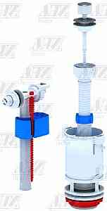 АНИ WC4050M Арматура комплект, пласт шток, мет. ручка, впуск бок. 1/2" пласт. резьба, ЭКОНОМ