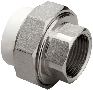 ПП  Американка  20х1/2"  ВР  AQUAGID БЕЛЫЙ 