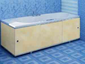 ЭКРАН  для ванны  ПРЕМИУМ А  ( алюм профиль)  1,7   песочный