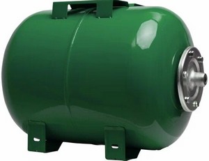 Гидроаккумулятор горизонтальный  80 л. оцинк-ый фланец 1", OASIS GH-80N