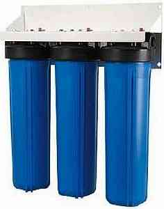 ТРОЙНАЯ Система МАГИСТРАЛЬНЫХ ФИЛЬТРОВ 20 ББ,  АБФ-320 ББ-УМЯГЧЕНИЕ