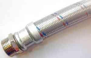 Гибкая подводка для воды ГИГАНТ прямая 1" ВН/нар. -  80 см  ACR d33