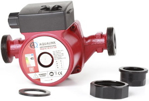 Насос циркуляционный  25-6   МОНТАЖНАЯ ДЛИНА 130  с гайками  AQUALINK