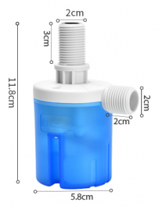 КЛАПАН   поплавковый Д/ЕМКОСТИ   вертикальн  ProfSan    1/2" нар. 