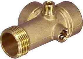 Пятиходовое соединение для насоса, 1" * 90 мм  TIM