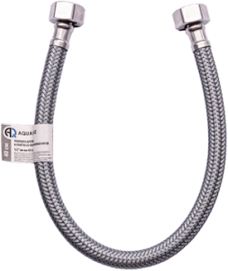 Подводка для воды в оплётке из полиамидных нитей 1/2" вн-вн 350 см (AQUALINE 30/10)
