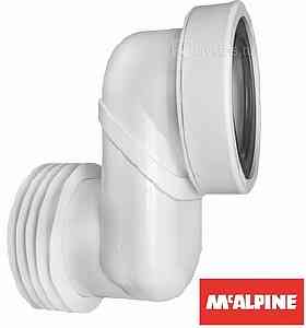 Фановая труба жесткая MRWCLO8 с манж. и смещ. 80мм, вх. и вых. 90/110 Mc'Alpine