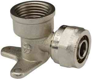 МП Угольник с крепл. L16х1/2"F-W цанга/ГАЙКА "AQUALINK" (угол)