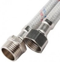 Подводка с ПВХ покрытием для воды 1/2"  30 см ВН/нар. (AQUALINE 250/10)