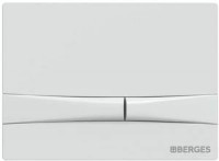 Кнопка BERGES для инсталляции NOVUM F1  белая   040051