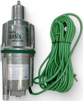 Насос вибрационный, нижний забор, каб. 25 м.,  OASIS (0,25 КВт, 220В, 20л/мин., 60м.)